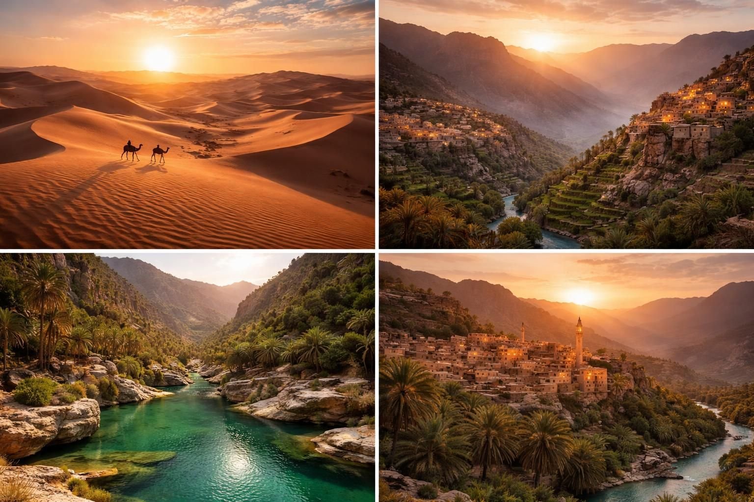 explorez les paysages naturels d’oman, entre désert majestueux et montagnes impressionnantes, pour un voyage inoubliable au cœur de la nature authentique.